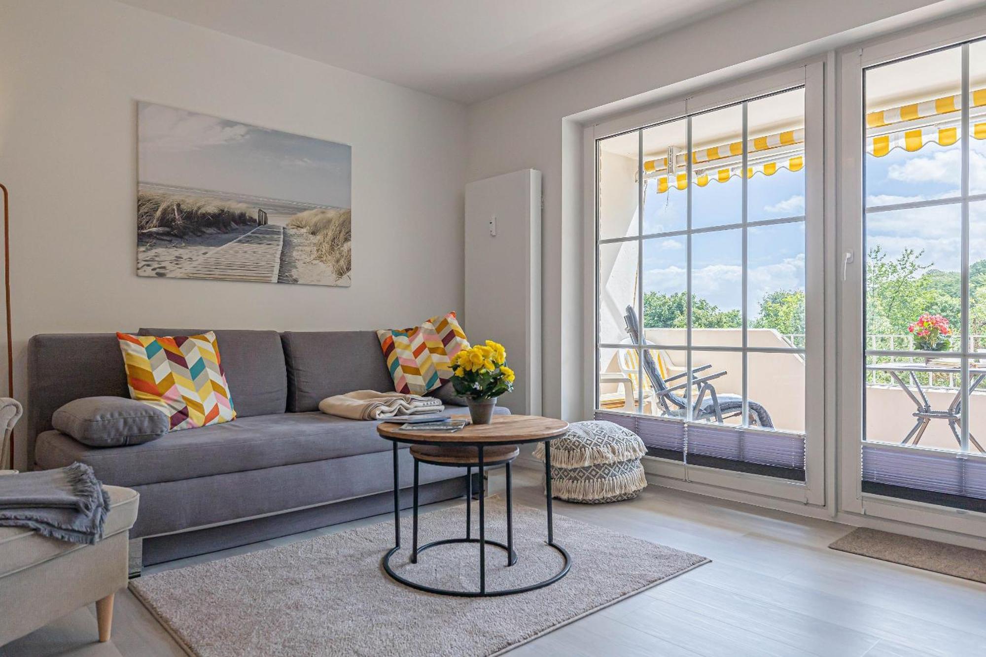 האריסלי Fewo1846 - Strandresidenz Wassersleben Suedblick App 689 - Komfortables Apartment Mit Balkon Und Meerblick מראה חיצוני תמונה