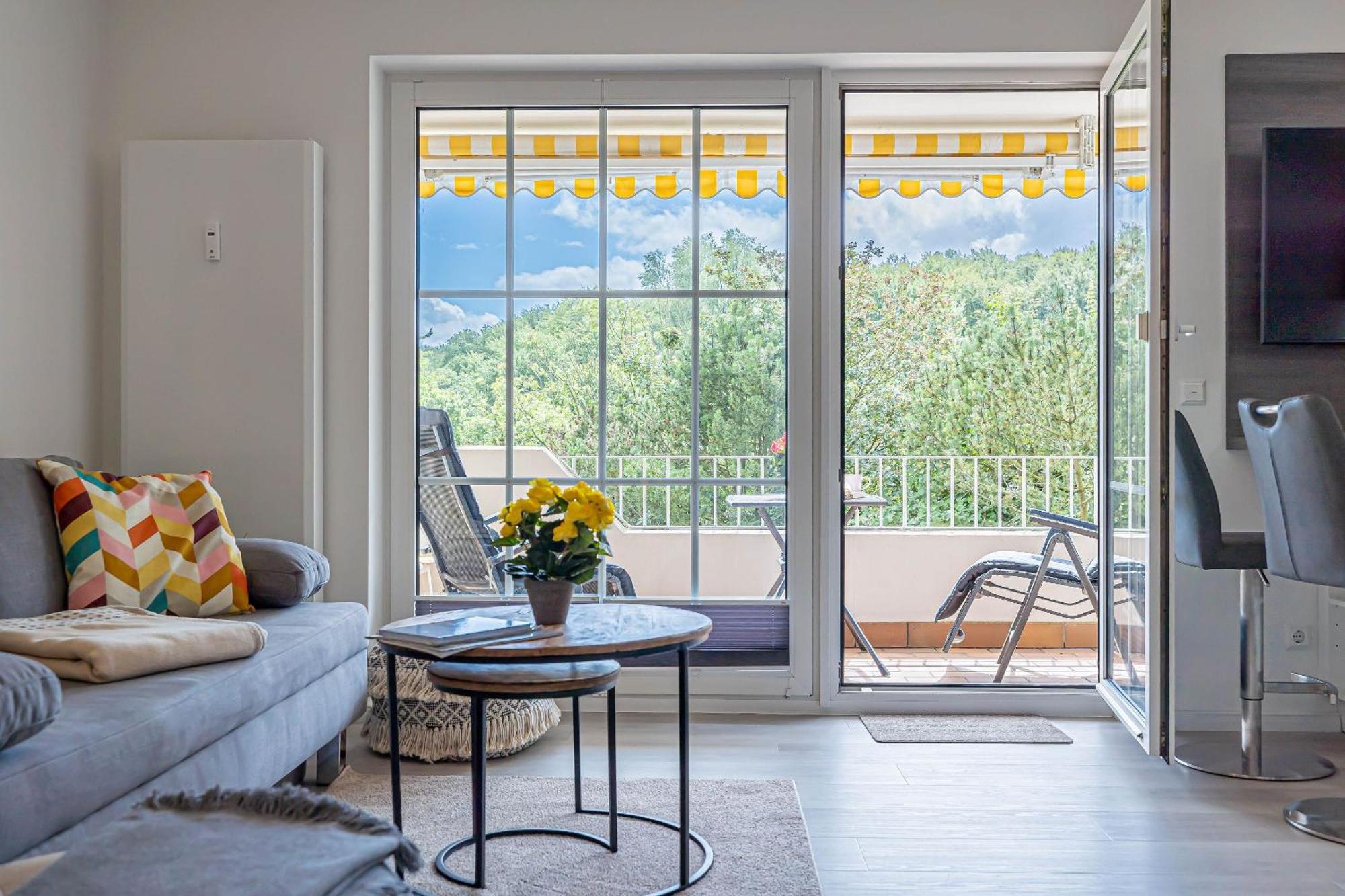 האריסלי Fewo1846 - Strandresidenz Wassersleben Suedblick App 689 - Komfortables Apartment Mit Balkon Und Meerblick מראה חיצוני תמונה