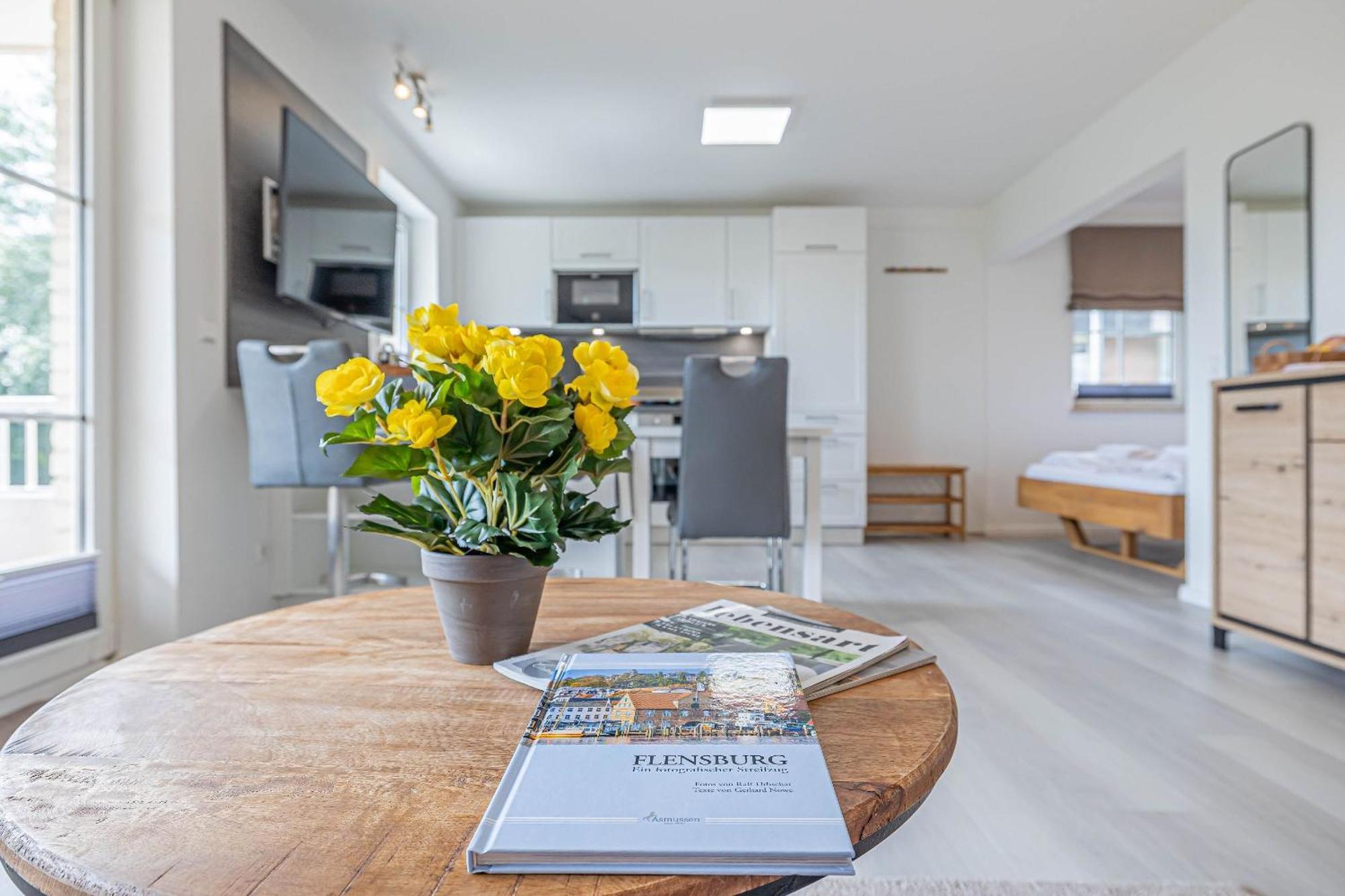 האריסלי Fewo1846 - Strandresidenz Wassersleben Suedblick App 689 - Komfortables Apartment Mit Balkon Und Meerblick מראה חיצוני תמונה